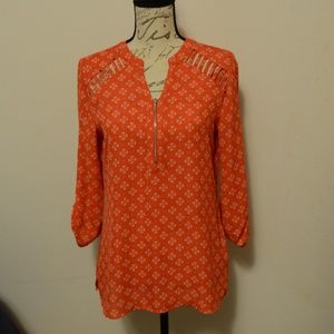 Orange top from Maurices